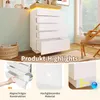 Commode Sweiko, buffet brillant avec 6 tiroirs, éclairage Voir les images du produit 10