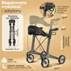 Składany i lekki rollator ELONEO z siedziskiem, lekki Podgląd zdjęcia produktu 2