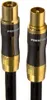 PremiumX 10m Gold-Line TV Antennenkabel Schwarz Produktbild-Vorschau 7