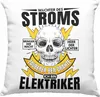 Trendation - Elektriker Deko-Kissen mit Füllung 40x40 Produktbild-Vorschau 1