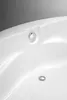 A close-up view of a white bathtub with two chrome fixtures. Anteprima dell’immagine prodotto
