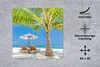 MuchoWow® Mauspad Mousepad Palme - Strandkorb - Produktbild-Vorschau 2