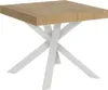 Ausziehbarer Tisch 90 x 90/194 cm. Platte aus Natureiche Produktbild-Vorschau 1