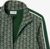 Polo Del Marchio Lacoste Del Modello Sweatshirt Verde Anteprima dell’immagine prodotto 5