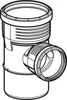 Geberit GE Silent PP, Abzweiger, 87,5°, d160/110mm, 1 Stk. Produktbild-Vorschau 3