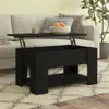 vidaXL Couchtisch Schwarz 79x49x41 cm Holzwerkstoff Produktbild-Vorschau 2
