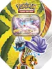 A Pokemon trading card game tin box featuring artwork of Pokemon characters. Anteprima dell’immagine prodotto