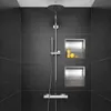 BADLAND Inbouw doucheplank WALL BOX ONE, 30x30x7 cm, zilver Productafbeelding-voorbeeld 2