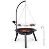 ProGarden Bol de feu avec grill BBQ 55 cm Voir les images du produit 1