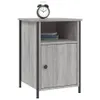 Nachttische 2 Stk. Grau Sonoma 40x42x60 cm Holzwerkstoff Produktbild-Vorschau 3