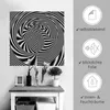 ARTland Wandbild, selbstklebend CNC monochrom Größe: 70x70 Produktbild-Vorschau 2