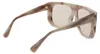 Max Mara Sonnenbrille MM0073 20E 60 Damen Creme Produktbild-Vorschau 3