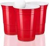 TRESKO Rote & Blaue Partybecher 100 Stück + 12 Bälle Produktbild-Vorschau 3