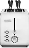 DeLonghi CTX 2203.W Tostapane 2 Fette Argento Bianco 550 W Anteprima dell’immagine prodotto 2