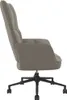 vidaXL Poltrona relax in velluto grigio chiaro Anteprima dell’immagine prodotto 9