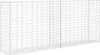 vidaXL Gabione Verzinkter Stahl 85x30x200 cm Produktbild-Vorschau 1