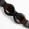 UNIQAL | Unendlichkeit Lederarmband "INFINITY" Herren Produktbild-Vorschau 5