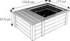 Quadro wood III Set Holzrahmenmit PVC-Folie und Filterbox Produktbild-Vorschau 3