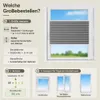 Plissee Klemmfix ohne Bohren 90x120cm Dunkelgrau Produktbild-Vorschau 8