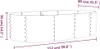 vidaXL Hochbeet Verzinkter Stahl 152x80x36 cm Grün Produktbild-Vorschau 7