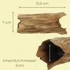Aquarium Deko Höhle Baumstamm Terrarium Deko fürs Aquarium Produktbild-Vorschau 3