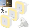 3 sztuki Gniazdo lampki nocnej LED z czujnikiem ruchu Podgląd zdjęcia produktu 1