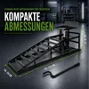 2x Auffahrrampe mit hydraulischem Wagenheber 4000 kg Produktbild-Vorschau 3