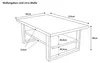 Couchtisch 115x65 cm Patrick, Sofatisch mit Ablage, Produktbild-Vorschau 6