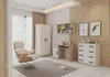 Kinderzimmer-Set Schrank Wandregal Kommode Schreibtisch Produktbild-Vorschau 1