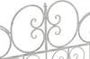 Gartenbank LENAR - Metall Weiß 128x46x94 cm | Metallbank Produktbild-Vorschau 4