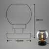 Table light, with wood, smoked glass, 1xE14/max.10 Produktbild-Vorschau 6