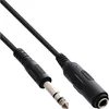 InLine® Klinkenverlängerung, 6,3mm Klinke Stecker / Buchse, Produktbild-Vorschau 1