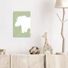 Wanddeko 20x30 cm - Kinder Dino - Triceratops - Grün, Produktbild-Vorschau 4