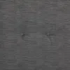 A close-up view of a gray fabric texture with two button tufts. Produktbild-Vorschau