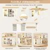 Uittrekbare eettafel met RGB-LED-verlichting, bestuurbaar Productafbeelding-voorbeeld 7