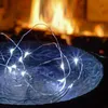 LED dekorativní řetěz na baterie kapičky, ledově bílá, 5 m Náhled obrázku produktu 1
