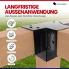 GeZu Impex Pfostenecke 4 Balken 81 x 81 mm Schwarz Produktbild-Vorschau 7
