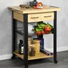 Carrello da cucina KESPER– 71x60x88 cm – Design industriale Anteprima dell’immagine prodotto 6