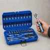 Steckschlüsselsatz 46 teilig 1/4 CrV S2 Bits Ratsche 72 Produktbild-Vorschau 12
