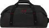 A black duffel bag with red accents is shown against a white background. Produktbild-Vorschau