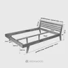 Krok Wood Massivholzbett Mary in Buche (140x200 cm) Produktbild-Vorschau 7