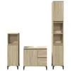 Three pieces of bathroom furniture are displayed against a white background. Anteprima dell’immagine prodotto