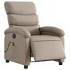 vidaXL Massagesessel Elektrisch Cappuccino-Braun Kunstleder Produktbild-Vorschau 3