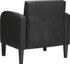 A black armchair shown from the back. Anteprima dell’immagine prodotto