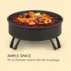 Blumfeldt 2-in-1 Feuerschale - Ø 75 cm Grill, Abnehmbarer Produktbild-Vorschau 4