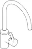 A line drawing of a kitchen faucet. Produktbild-Vorschau