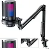 RGB Gaming Mikrofon mit Arm, 192kHz, Popfilter & Produktbild-Vorschau 2