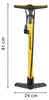Dunlop Fahrradpumpe Gelb Náhled obrázku produktu 4