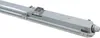 A close-up, angled view of a gray LED moisture-proof light fixture against a white background. Produktbild-Vorschau