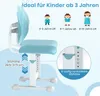 GOPLUS Schreibtischstuhl Kinder, höhenverstellbare Produktbild-Vorschau 3